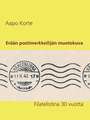 cover image of Erään postimerkkeilijän muotokuva